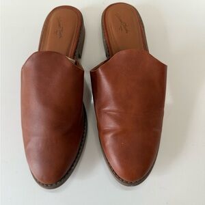 Universal Thread Brown Leather Mules